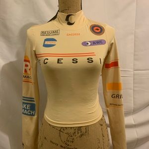 Athletic turtle neck crop